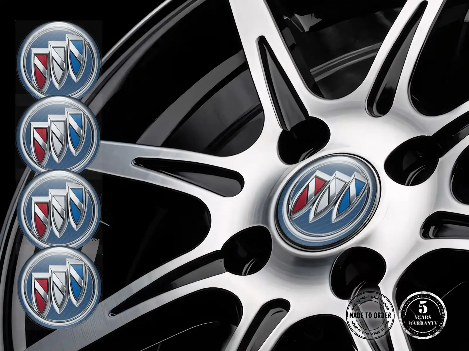 Buick Dekoration Räder Feinjustiert Radiant Racing Grid